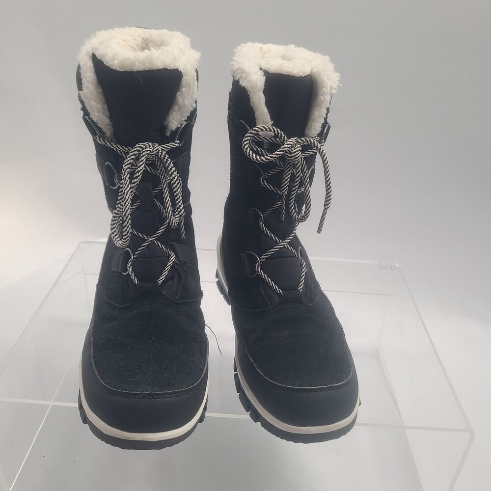 Women's Black All in Motion Thermolite Camila Winter Boots US Size 9